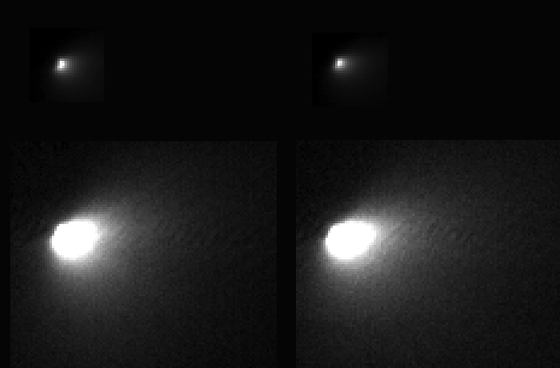 Illustration for article titled Here's What Comet Siding Spring Looked Like From Mars